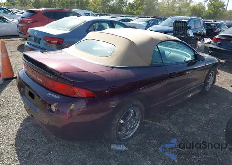 1997 Mitsubishi Eclipse Spyder Gst z USA, uszkodzony, nr VIN 4A3AX55F6VE144878